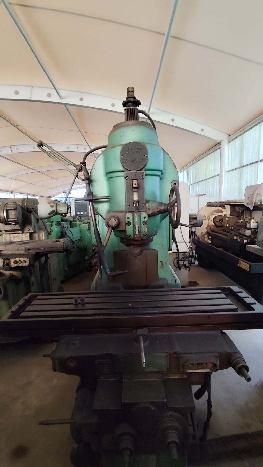 立式升降台铣床 X52K 北京第一机床厂 1979年出厂